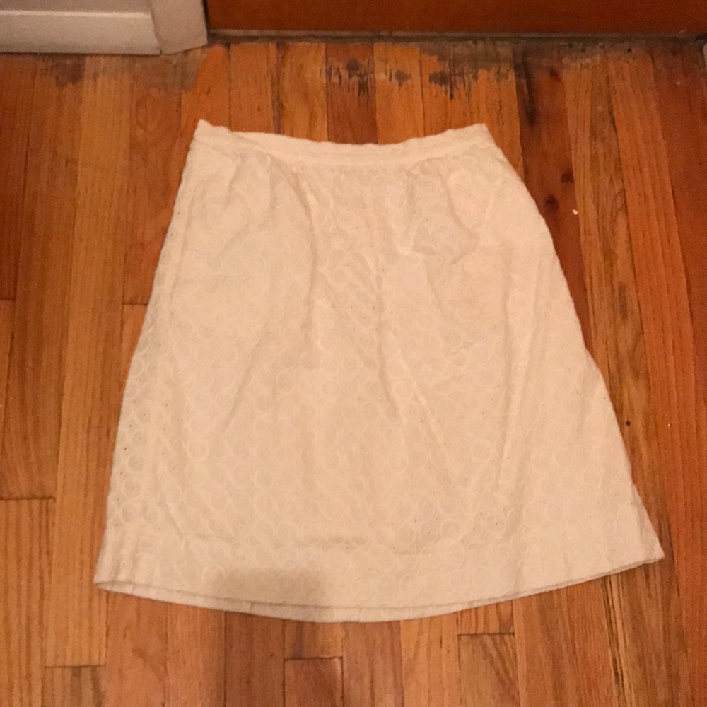 White J. Crew skirt size 2